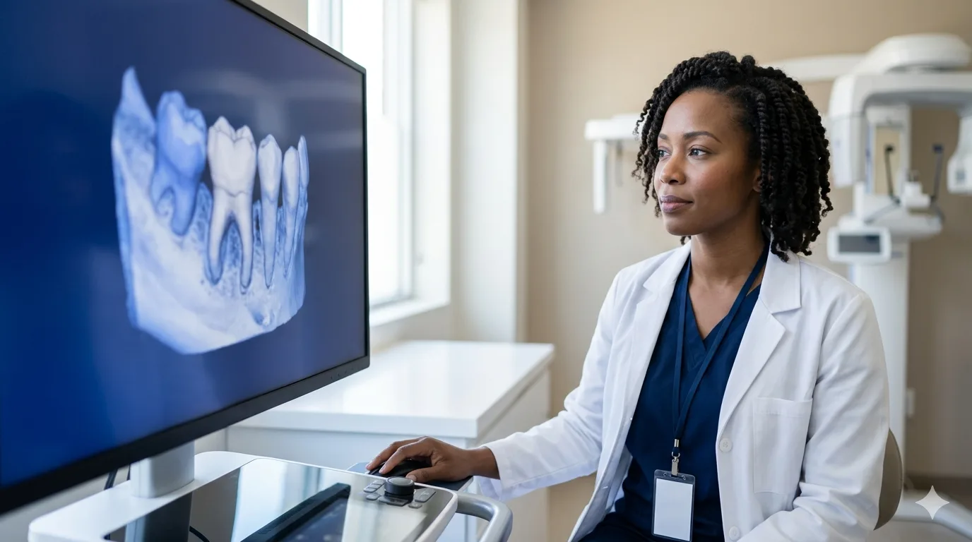 What Is CBCT Imaging in Endodontics? - Cbct imaging doctor screen review.