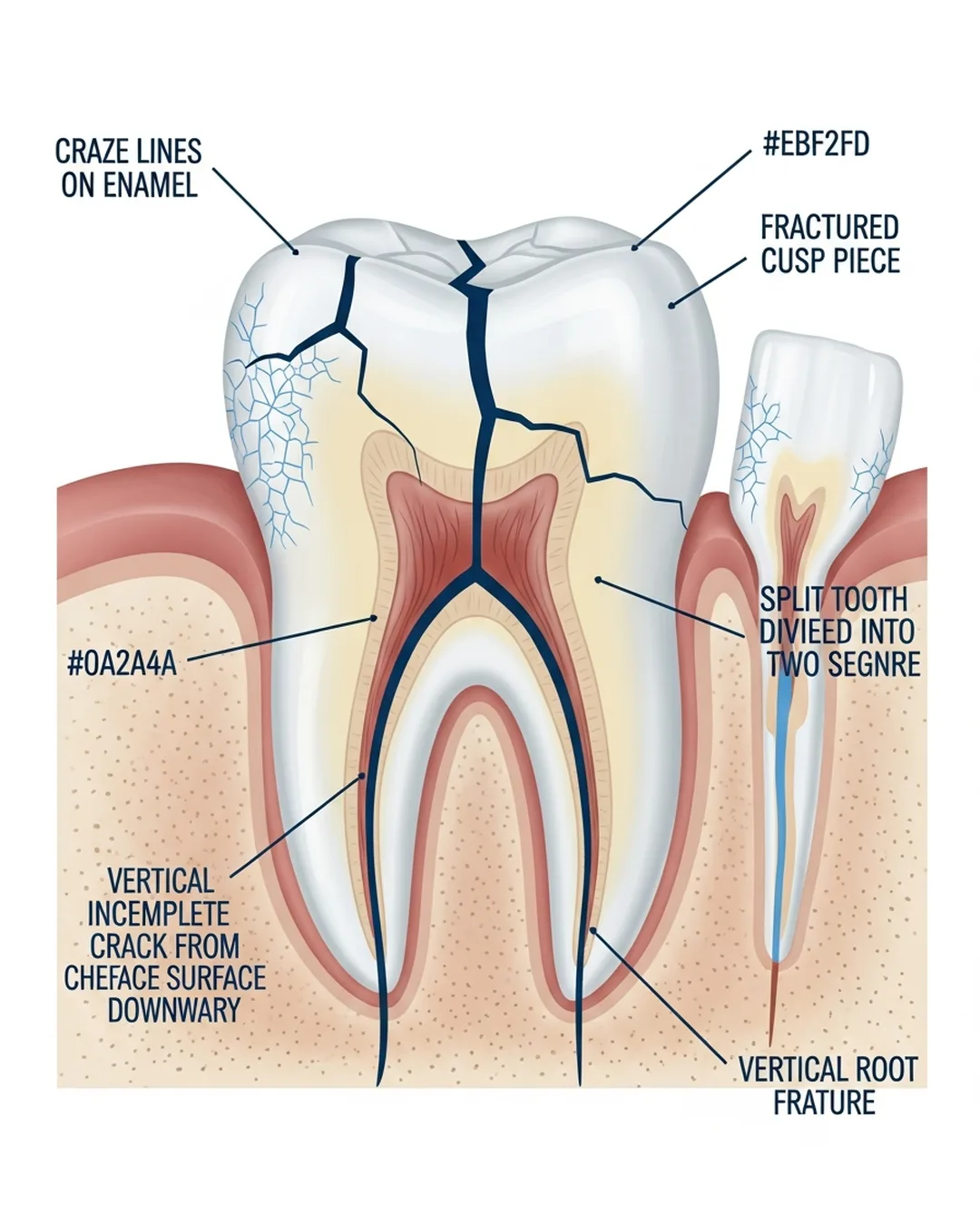 What Happens If You Crack a Tooth? - Cracked tooth five types
