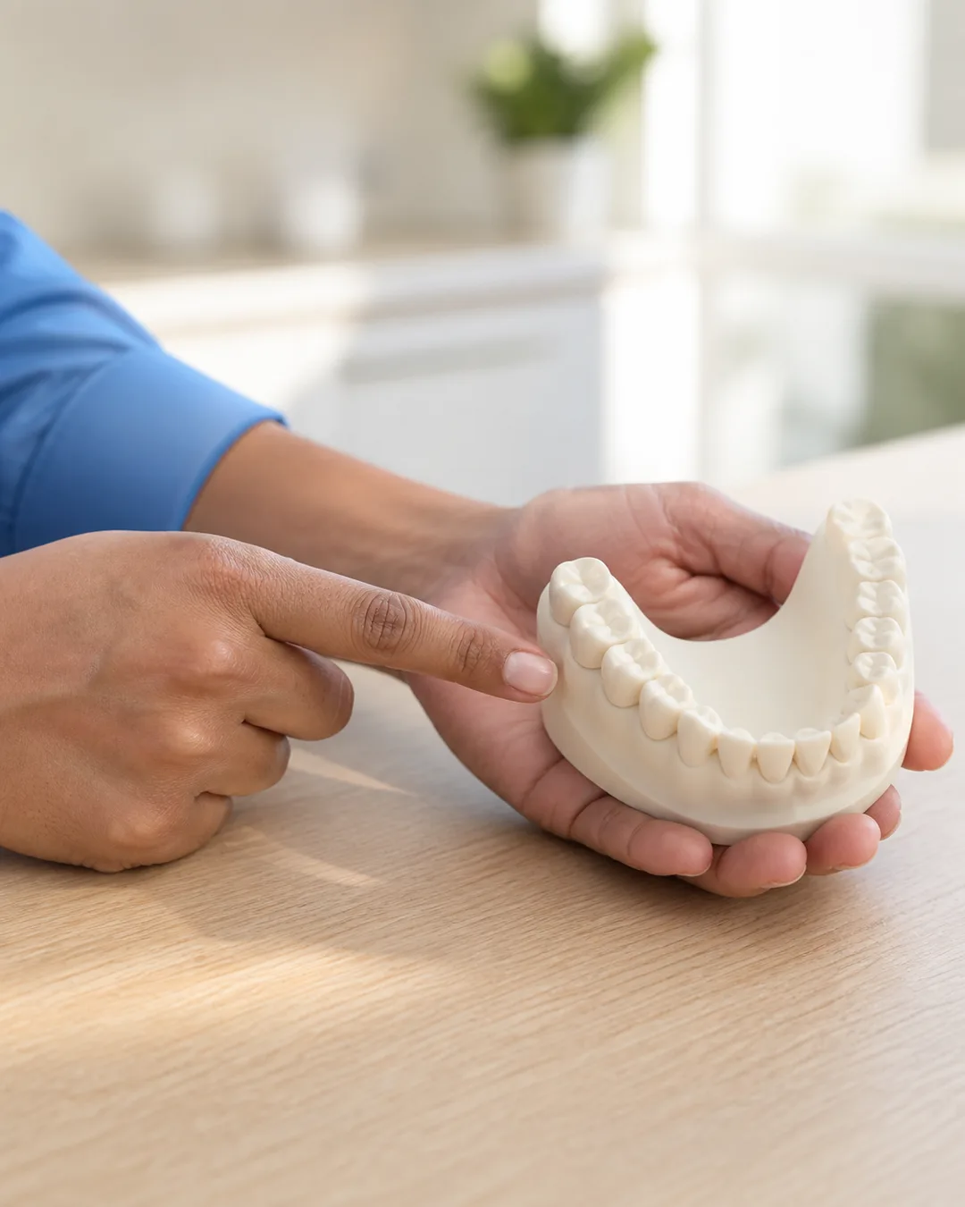 What Are “Ozempic Teeth”? What GLP-1 Medications May Mean for Oral Health - Glp1 oral health endodontist exam tooth model