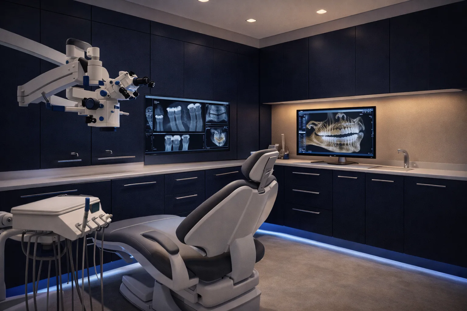 Modern Root Canal Technology Explained - Modern endodontic technology treatment room