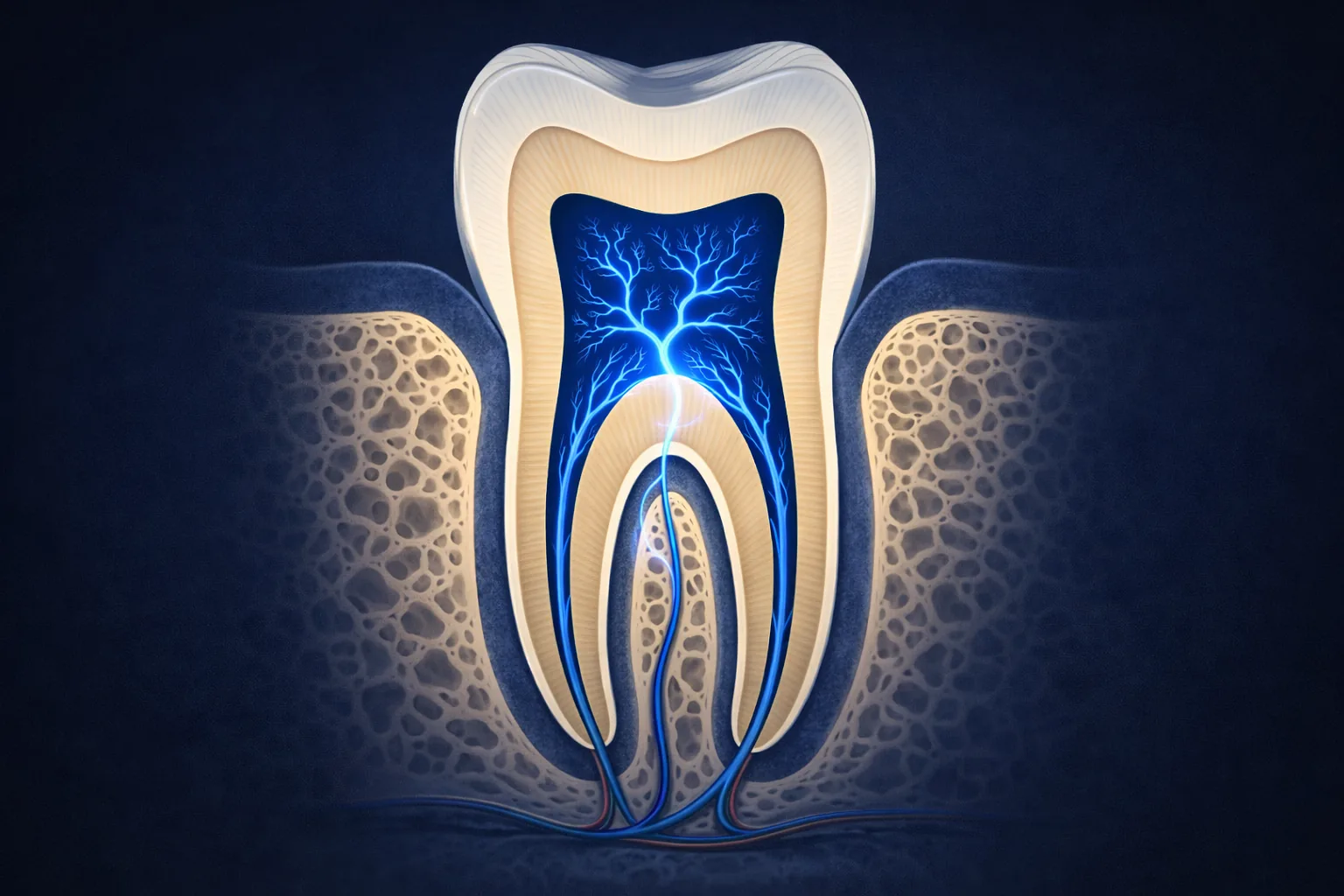 How Tooth Decay Reaches the Nerve - Tooth nerve dental pulp anatomy