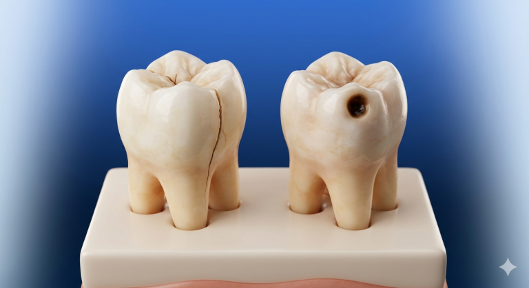 Cracked Tooth vs. Cavity: How to Tell the Difference