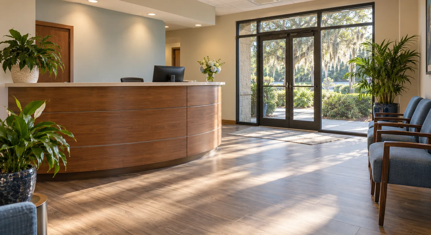 Mid-Florida Endodontics patient check-in area