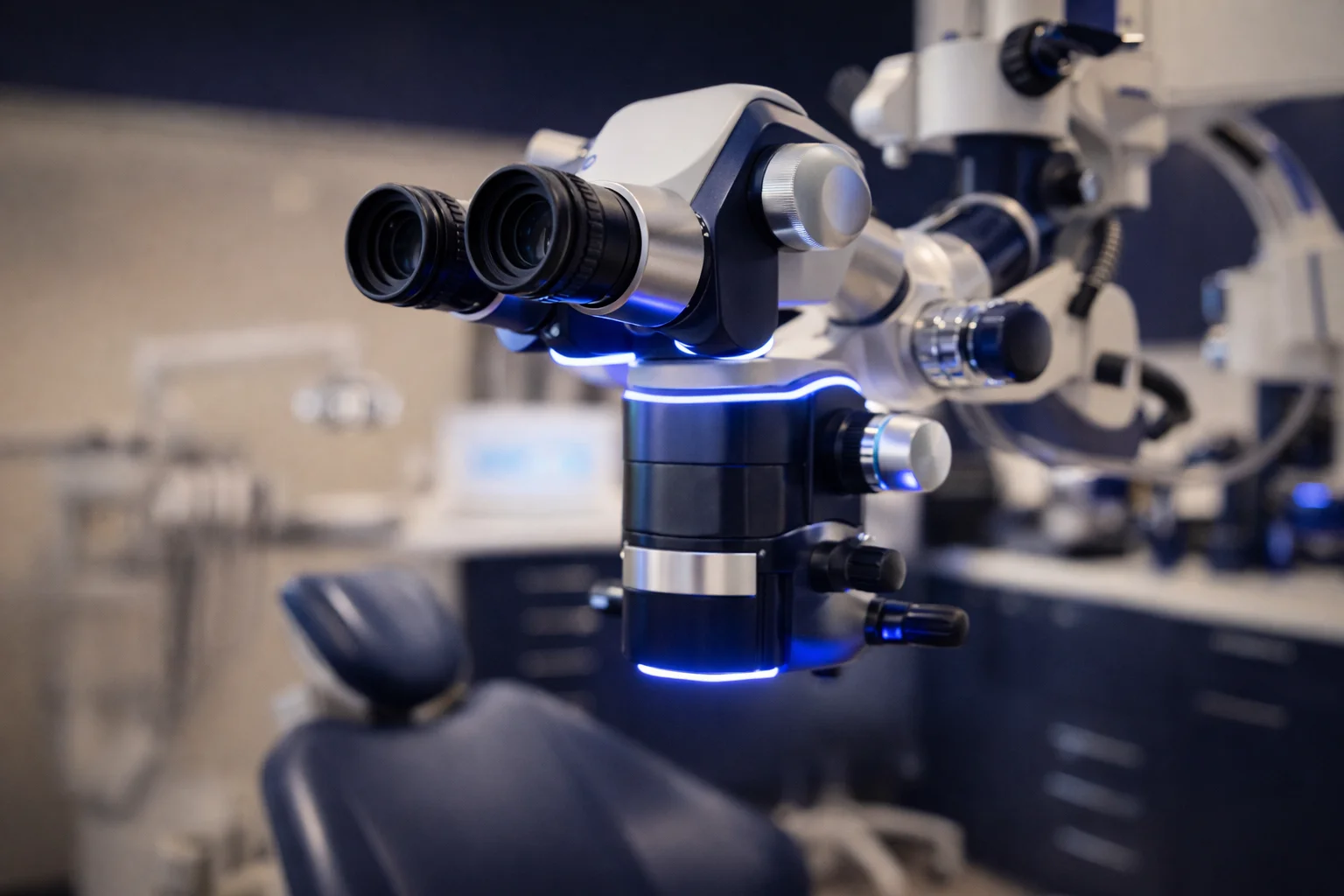 Surgical microscope used by MFE endodontists during apicoectomy