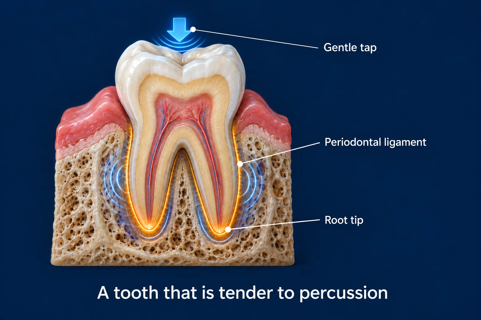 Throbbing Tooth Pain: What It Means - How endodontists diagnose tooth pain percussion ligament